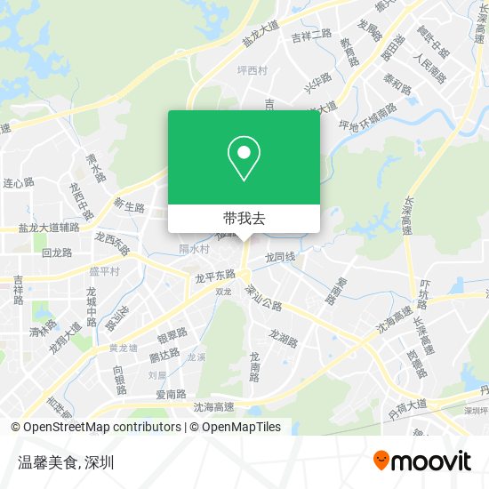 温馨美食地图