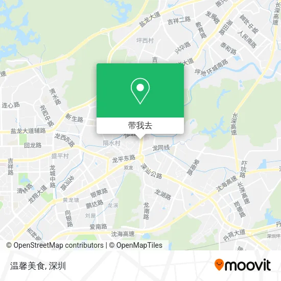温馨美食地图