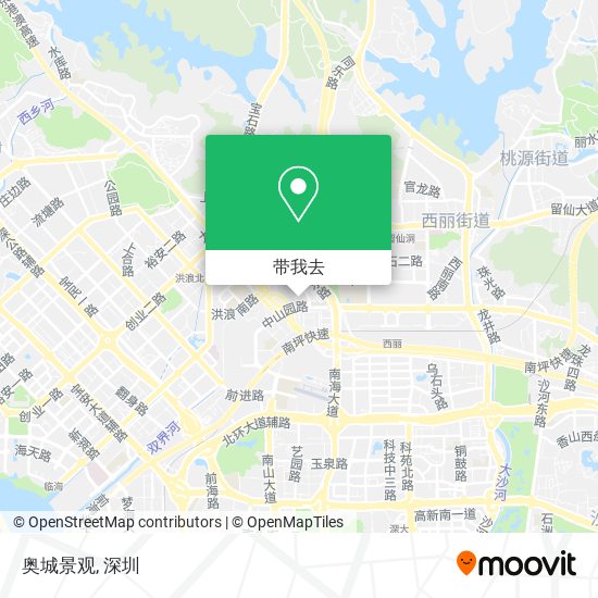 奥城景观地图