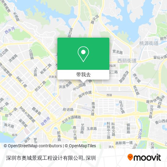 深圳市奥城景观工程设计有限公司地图