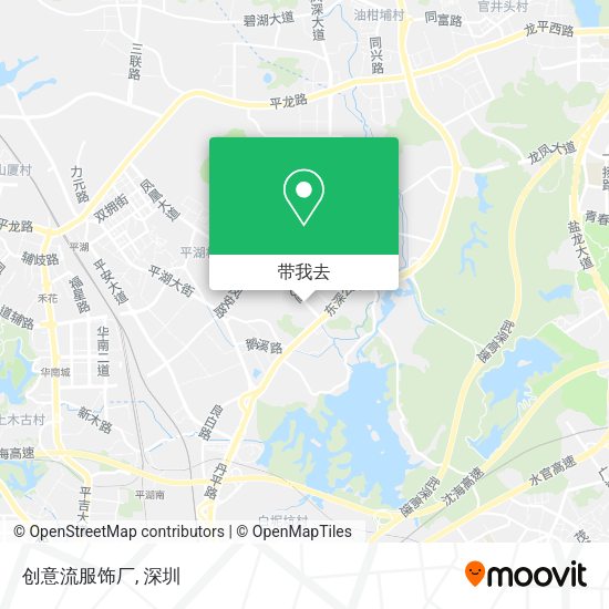 创意流服饰厂地图