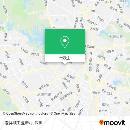 发得顺工业新村地图
