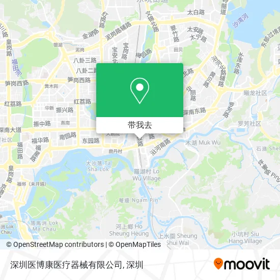 深圳医博康医疗器械有限公司地图