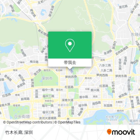 竹木长廊地图