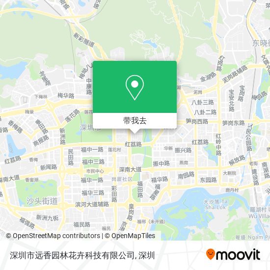 深圳市远香园林花卉科技有限公司地图