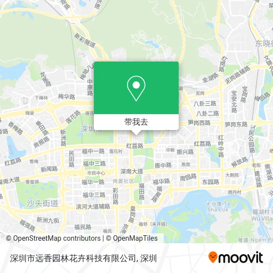 深圳市远香园林花卉科技有限公司地图