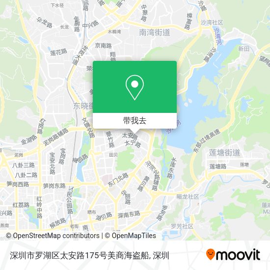 深圳市罗湖区太安路175号美商海盗船地图