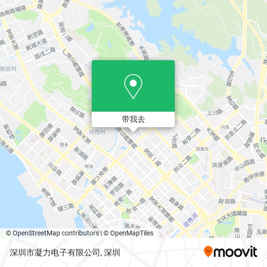 深圳市凝力电子有限公司地图