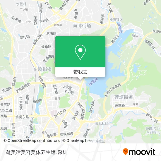 凝美话美容美体养生馆地图