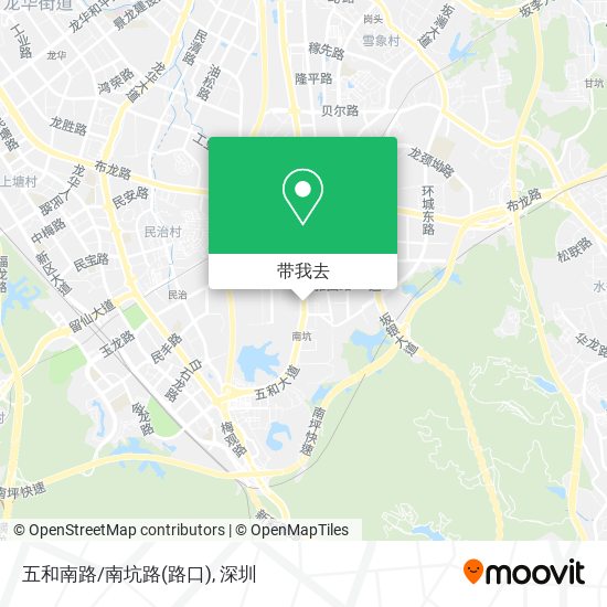 五和南路/南坑路(路口)地图