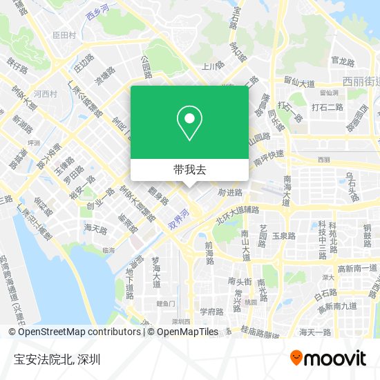宝安法院北地图
