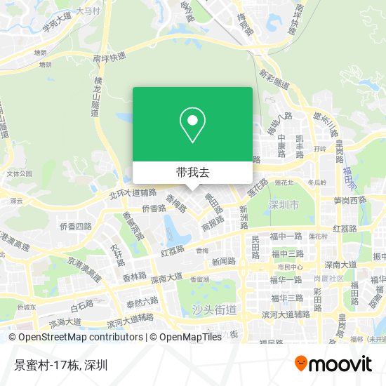 景蜜村-17栋地图