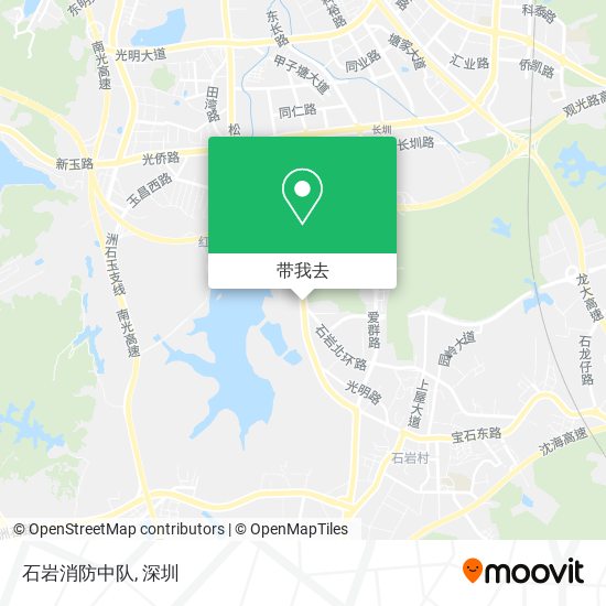 石岩消防中队地图