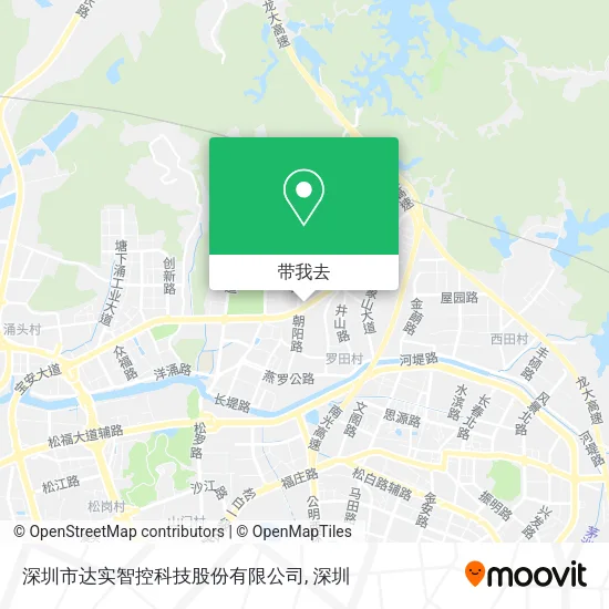 深圳市达实智控科技股份有限公司地图