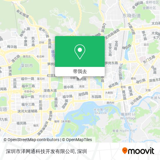 深圳市泽网通科技开发有限公司地图