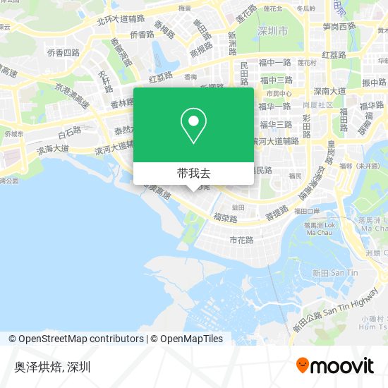 奥泽烘焙地图