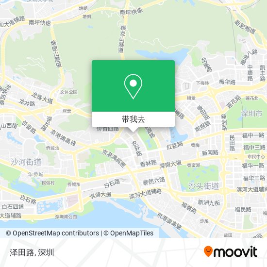 泽田路地图