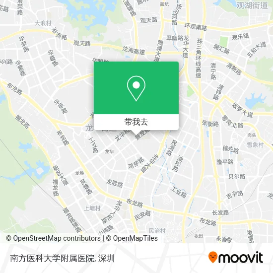 南方医科大学附属医院地图