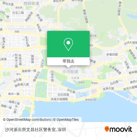 沙河派出所文昌社区警务室地图