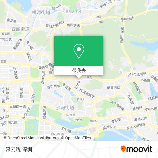 深云路地图