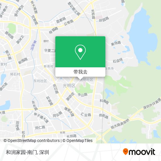 和润家园-南门地图