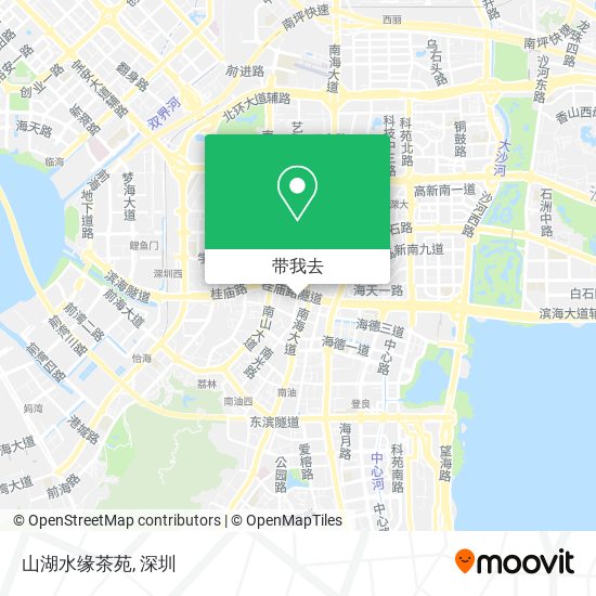山湖水缘茶苑地图
