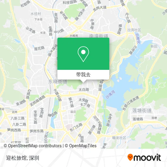 迎松旅馆地图