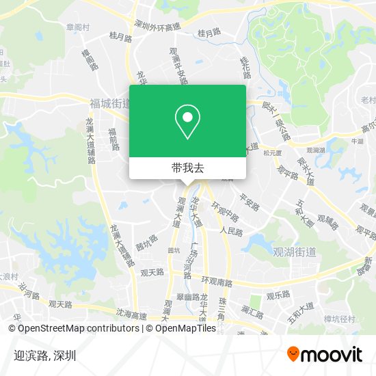 迎滨路地图