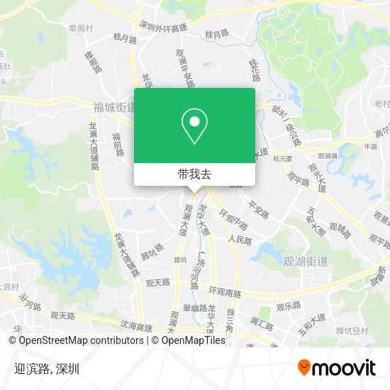 迎滨路地图