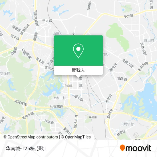 华南城-T25栋地图