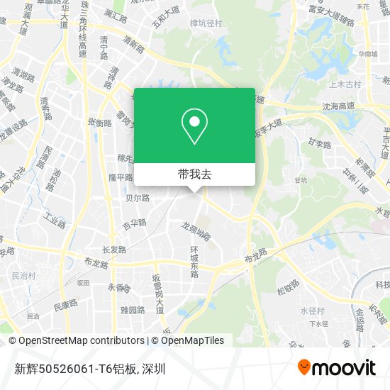 新辉50526061-T6铝板地图