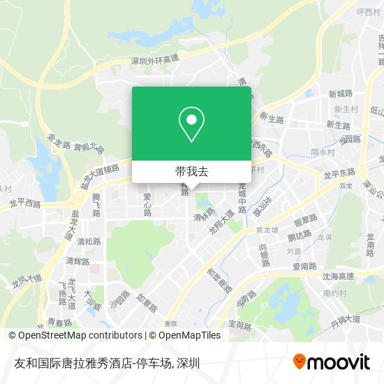 友和国际唐拉雅秀酒店-停车场地图