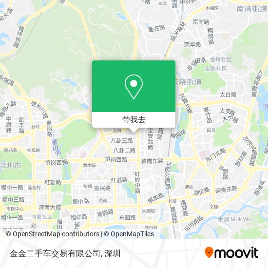 金金二手车交易有限公司地图