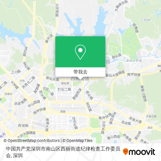 中国共产党深圳市南山区西丽街道纪律检查工作委员会地图