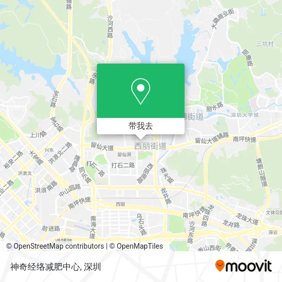 神奇经络减肥中心地图