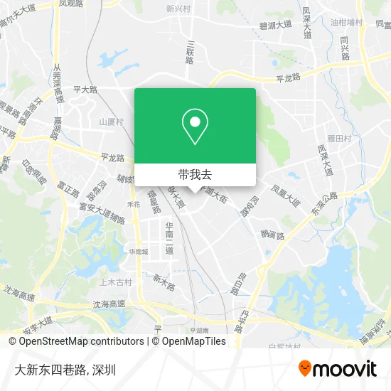 大新东四巷路地图
