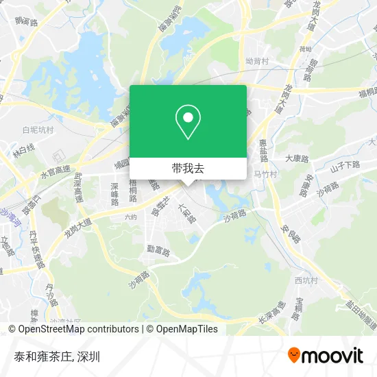 泰和雍茶庄地图