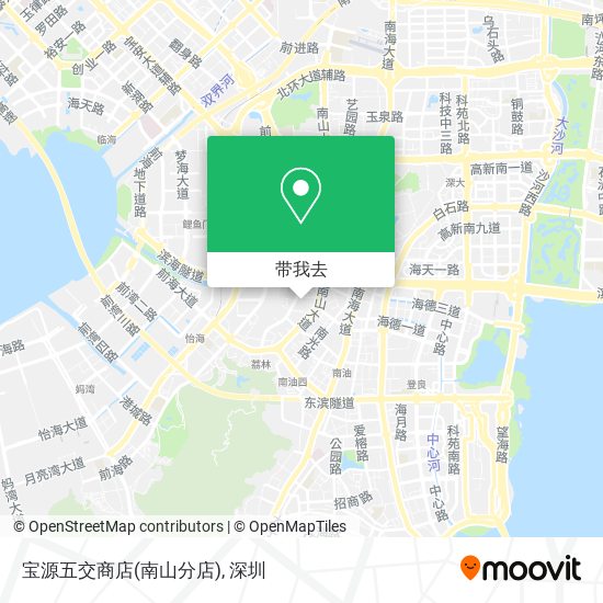 宝源五交商店(南山分店)地图