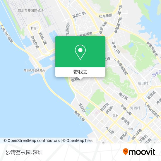 沙湾荔枝园地图