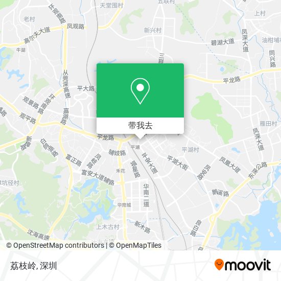 荔枝岭地图