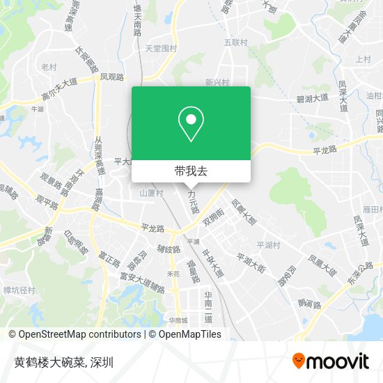 黄鹤楼大碗菜地图