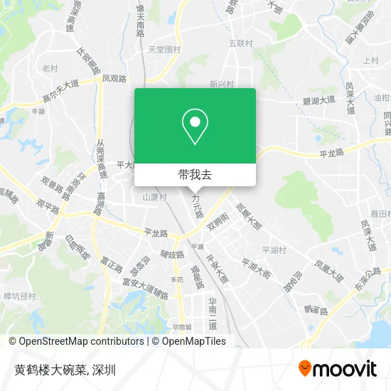 黄鹤楼大碗菜地图