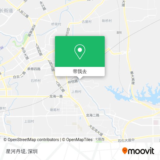 星河丹堤地图