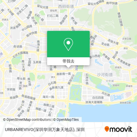 URBANREVIVO(深圳华润万象天地店)地图