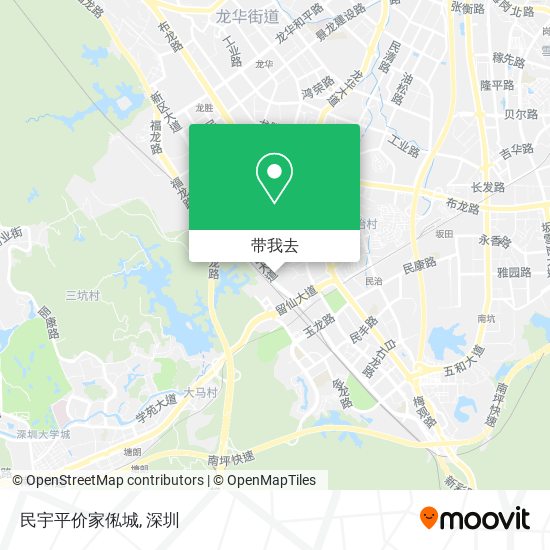 民宇平价家俬城地图