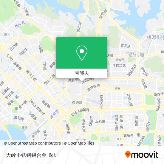 大岭不锈钢铝合金地图