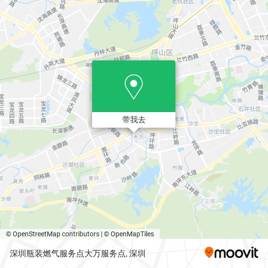 深圳瓶装燃气服务点大万服务点地图
