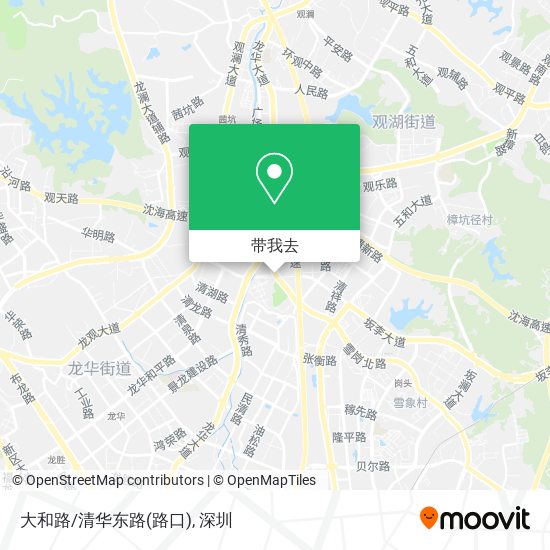 大和路/清华东路(路口)地图