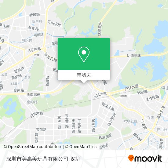 深圳市美高美玩具有限公司地图
