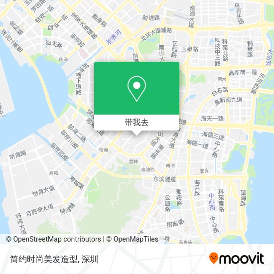 简约时尚美发造型地图